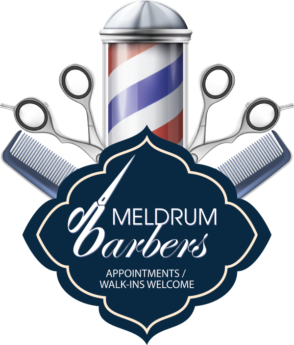 Meldrum barbers logo